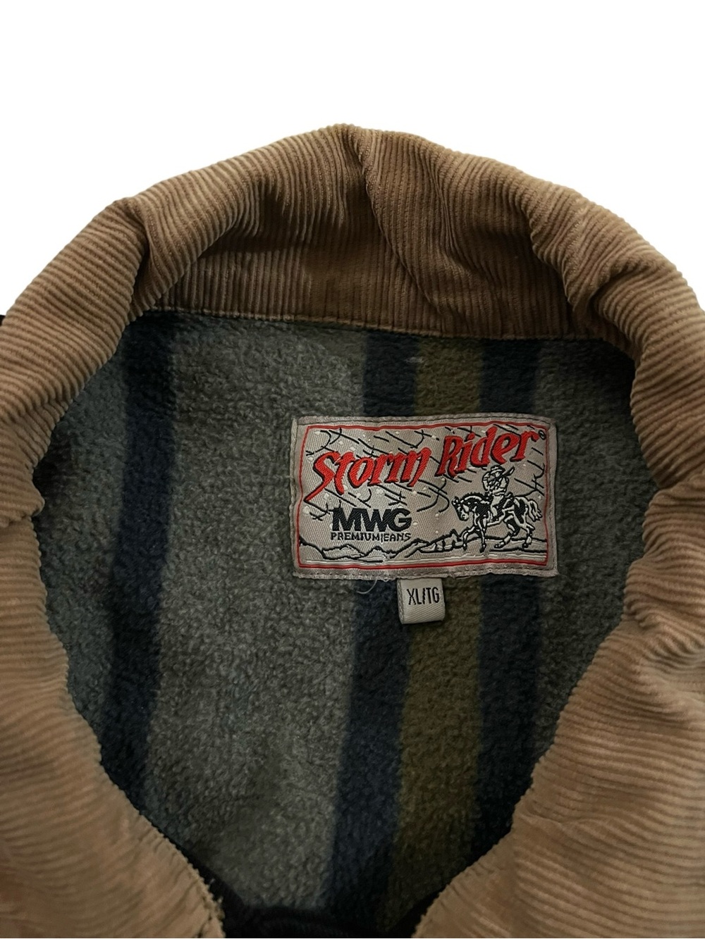 MWG Storm Rider Men’s Lined Denim Jacket Black XL Size (132) - Picture 3 of 3
